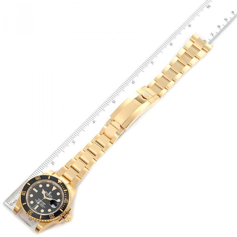 Rolex Submariner Black Dial Yellow Gold Mens Watch 116618 Rolex Submariner Black Dial Yellow Gold Mens Watch 116618