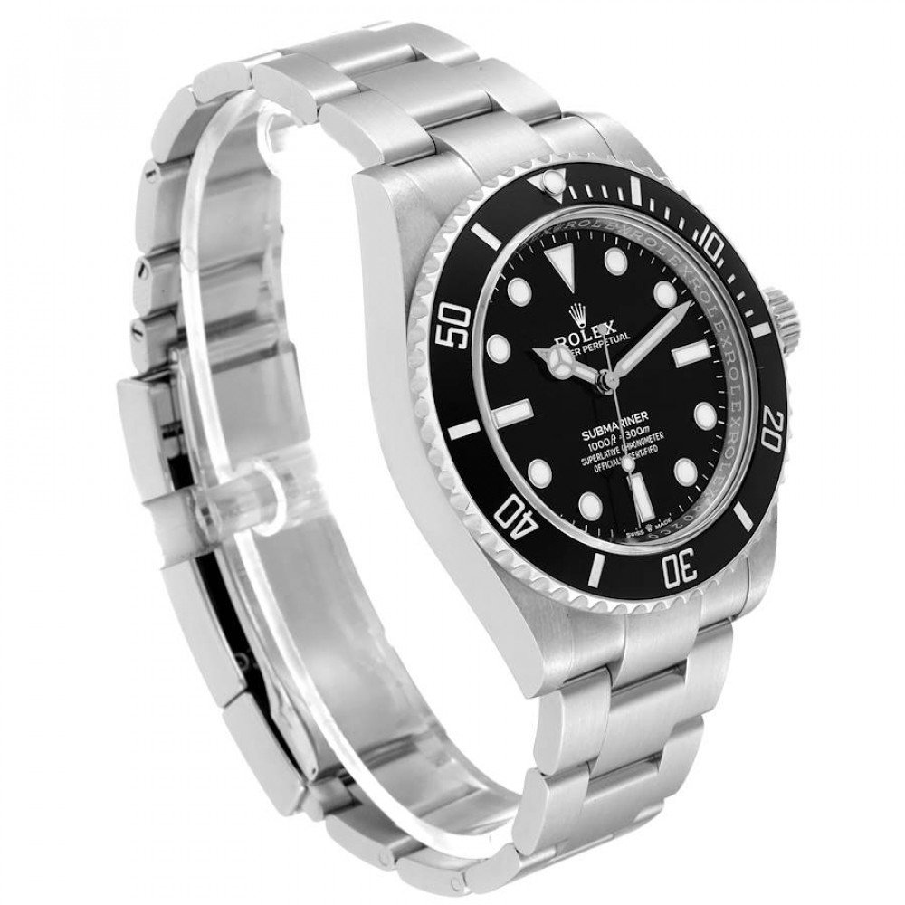 Rolex Submariner Non Date Ceramic Bezel Steel Mens Watch 124060 Rolex Submariner Non Date Ceramic Bezel Steel Mens Watch 124060