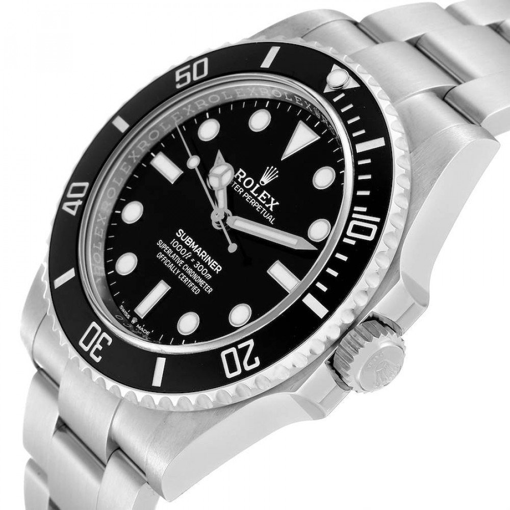 Rolex Submariner Non Date Ceramic Bezel Steel Mens Watch 124060 Rolex Submariner Non Date Ceramic Bezel Steel Mens Watch 124060