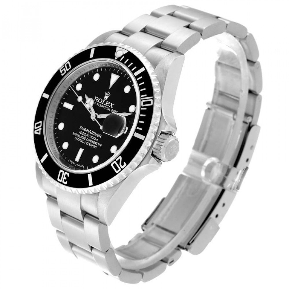 Rolex Submariner Date Black Dial Steel Mens Watch 16610 Rolex Submariner Date Black Dial Steel Mens Watch 16610