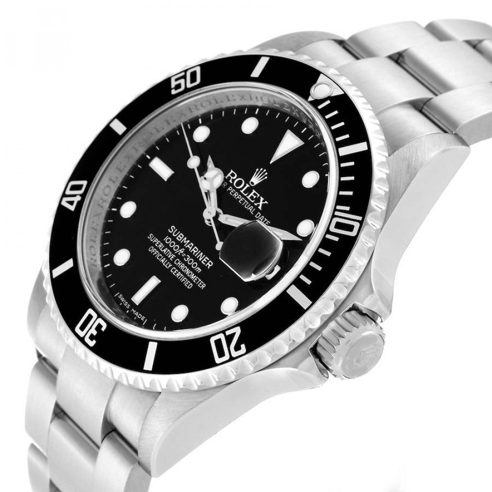 Rolex Submariner Date Black Dial Steel Mens Watch 16610 Rolex Submariner Date Black Dial Steel Mens Watch 16610