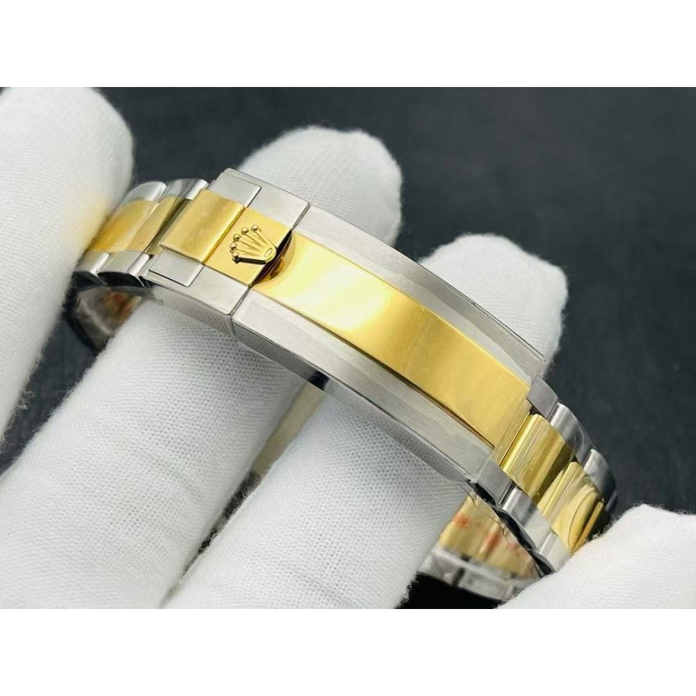 Rolex Submariner Blue Dial Steel Yellow Gold Mens Watch 16613