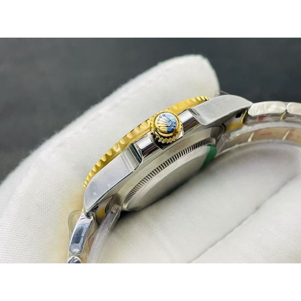 Rolex Submariner Blue Dial Steel Yellow Gold Mens Watch 16613