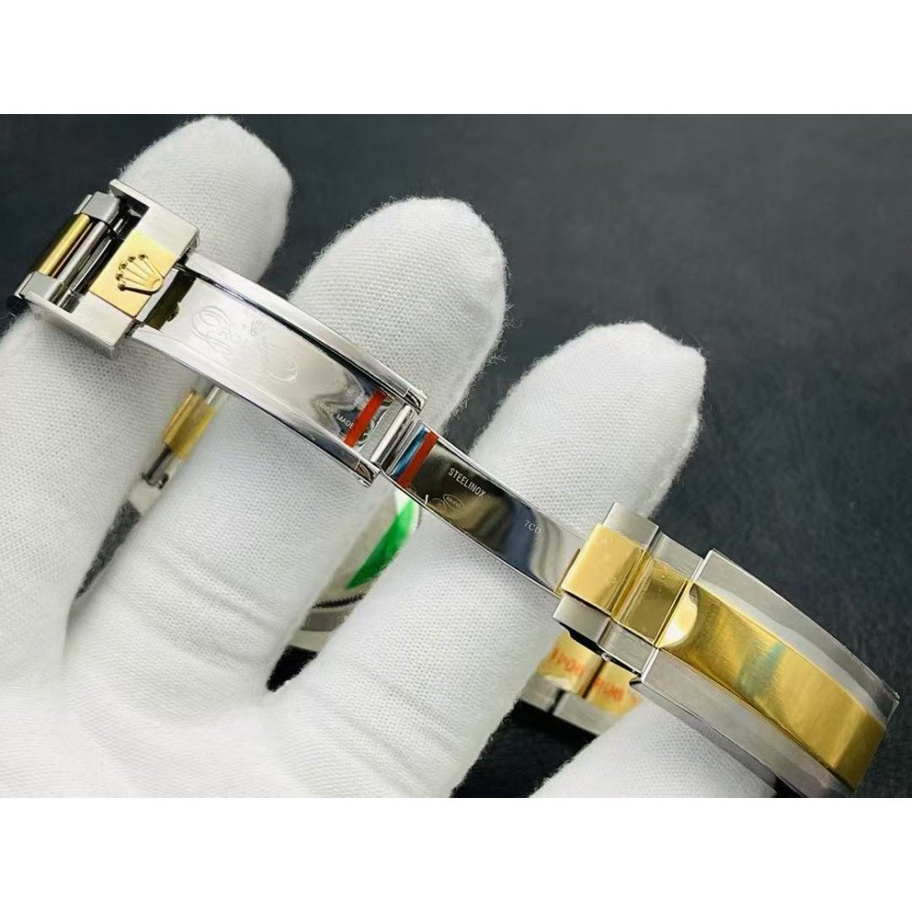 Rolex Submariner Blue Dial Steel Yellow Gold Mens Watch 16613