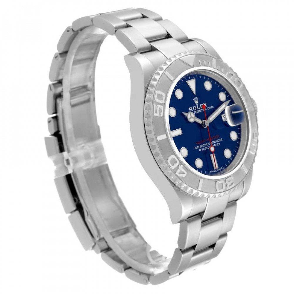 Rolex Yachtmaster Steel Platinum Bezel Blue Dial Mens Watch 116622 Rolex Yachtmaster Steel Platinum Bezel Blue Dial Mens Watch 116622