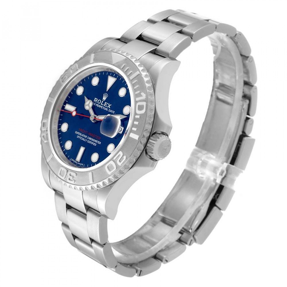 Rolex Yachtmaster Steel Platinum Bezel Blue Dial Mens Watch 116622 Rolex Yachtmaster Steel Platinum Bezel Blue Dial Mens Watch 116622