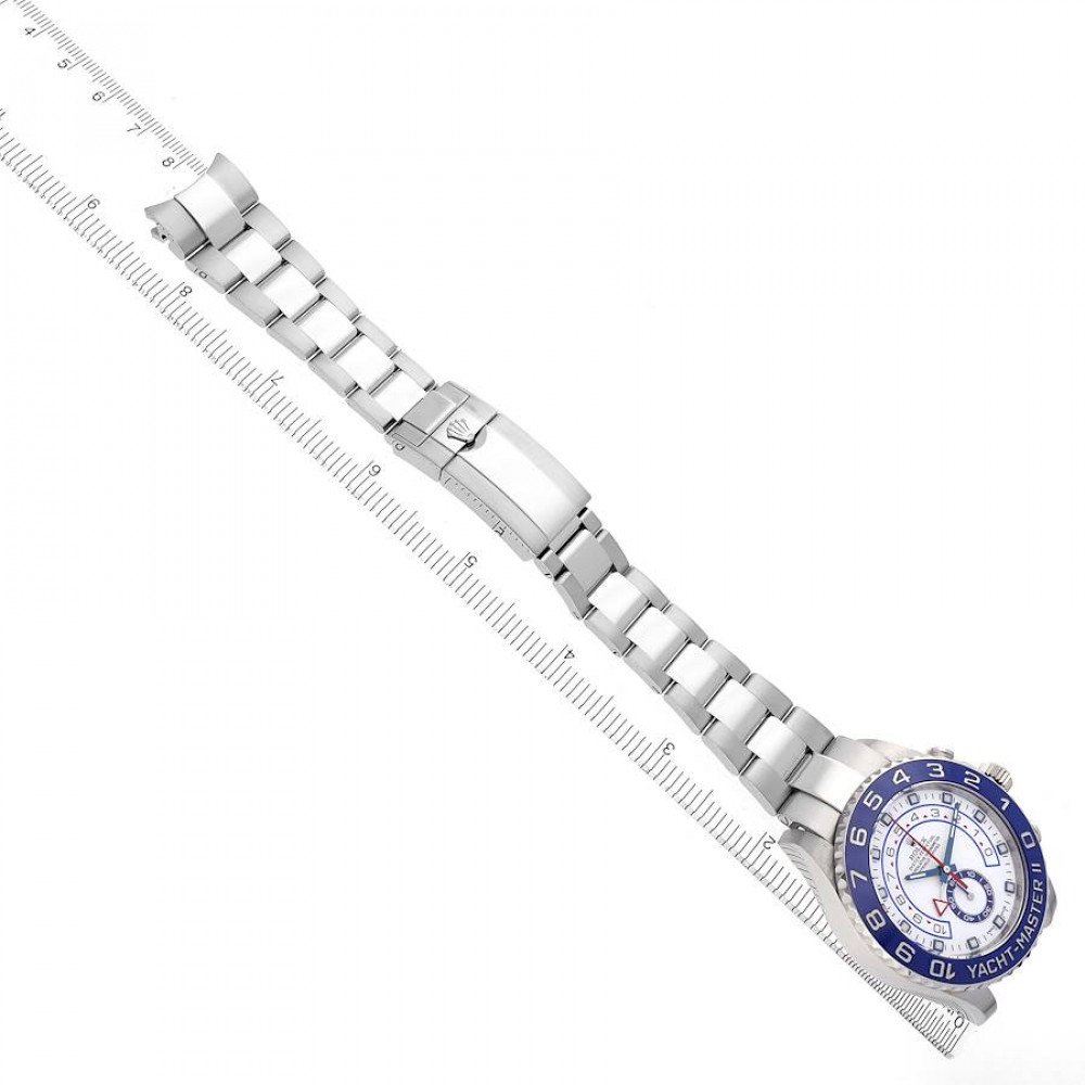 Rolex Yachtmaster II 44 Blue Cerachrom Bezel Steel Mens Watch 116680 Rolex Yachtmaster II 44 Blue Cerachrom Bezel Steel Mens Watch 116680