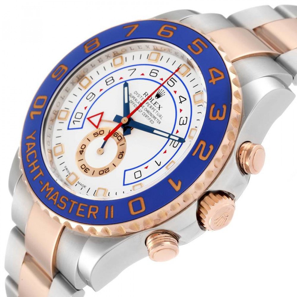 Rolex Yachtmaster II Steel Rose Gold Mens Watch 116681 Rolex Yachtmaster II Steel Rose Gold Mens Watch 116681