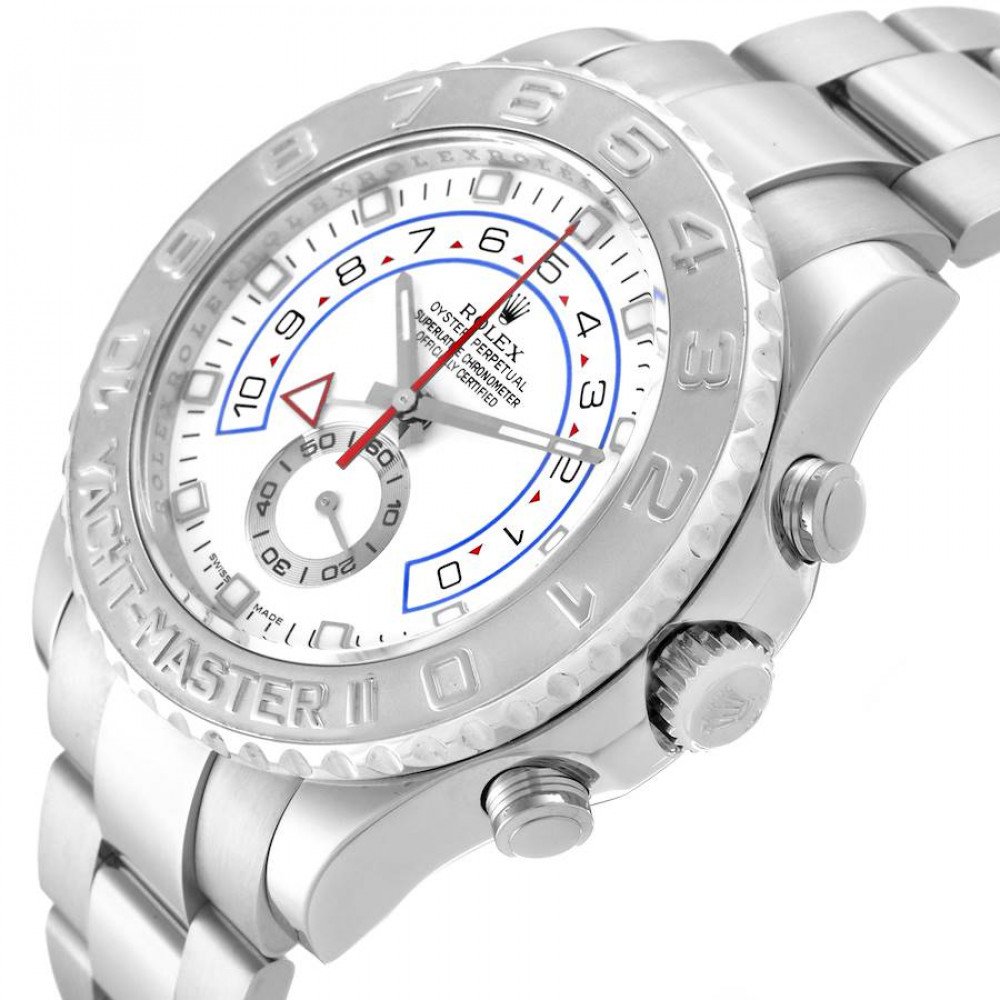Rolex Yachtmaster II Regatta White Gold Platinum Mens Watch 116689 Rolex Yachtmaster II Regatta White Gold Platinum Mens Watch 116689