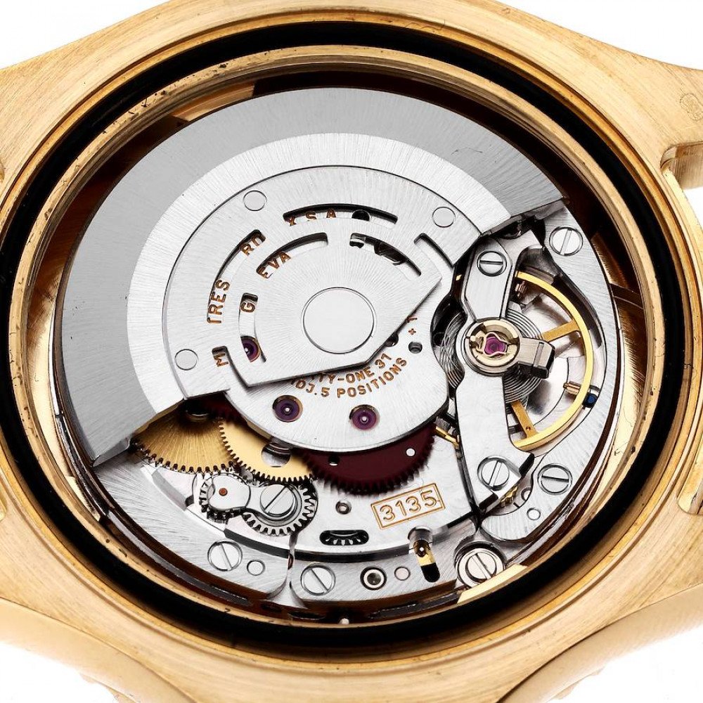 Rolex Yachtmaster Yellow Gold Mother of Pearl Ruby Serti Mens Watch 16628 Rolex Yachtmaster Yellow Gold Mother of Pearl Ruby Serti Mens Watch 16628