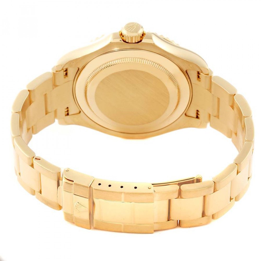 Rolex Yachtmaster Yellow Gold Mother of Pearl Ruby Serti Mens Watch 16628 Rolex Yachtmaster Yellow Gold Mother of Pearl Ruby Serti Mens Watch 16628