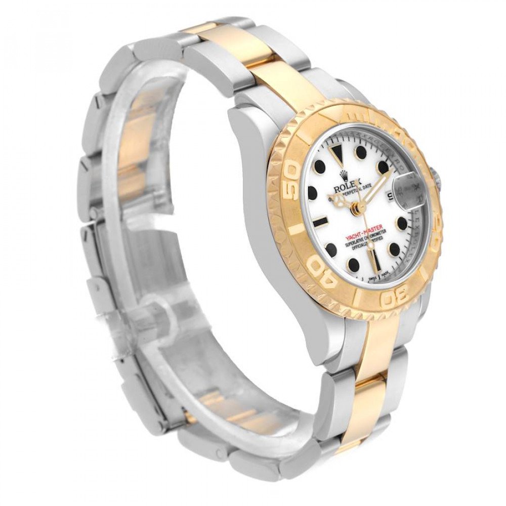Rolex Yachtmaster 29 White Dial Steel Yellow Gold Ladies Watch 169623 Rolex Yachtmaster 29 White Dial Steel Yellow Gold Ladies Watch 169623