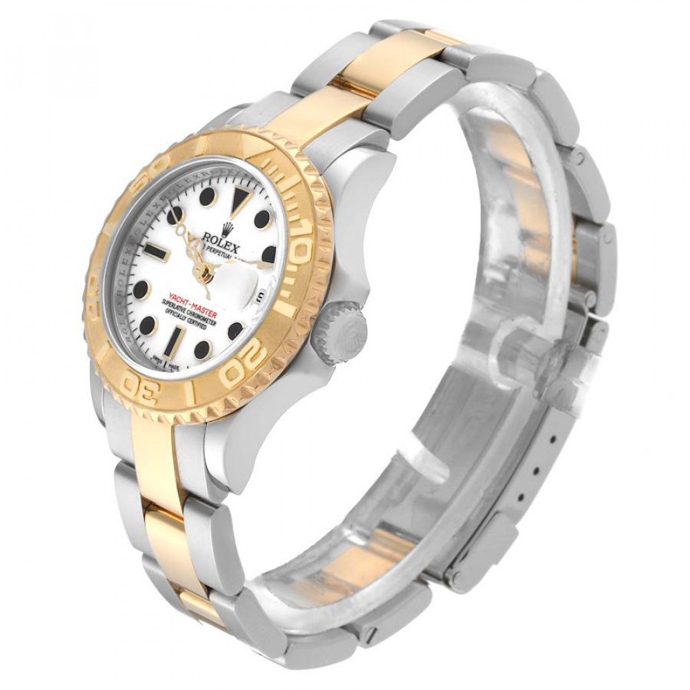 Rolex Yachtmaster 29 White Dial Steel Yellow Gold Ladies Watch 169623 Rolex Yachtmaster 29 White Dial Steel Yellow Gold Ladies Watch 169623