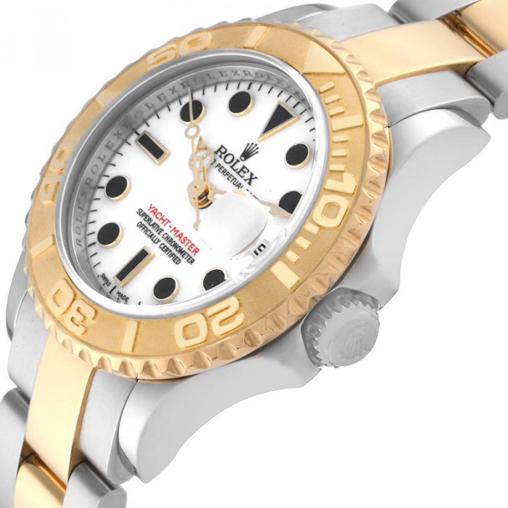 Rolex Yachtmaster 29 White Dial Steel Yellow Gold Ladies Watch 169623 Rolex Yachtmaster 29 White Dial Steel Yellow Gold Ladies Watch 169623