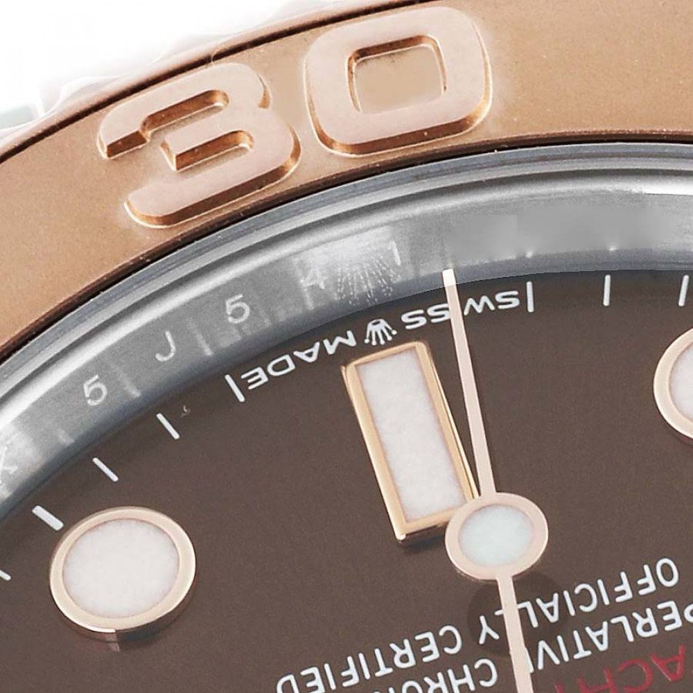 Rolex Yachtmaster 37 Midsize Steel Rose Gold Mens Watch 268621 Rolex Yachtmaster 37 Midsize Steel Rose Gold Mens Watch 268621