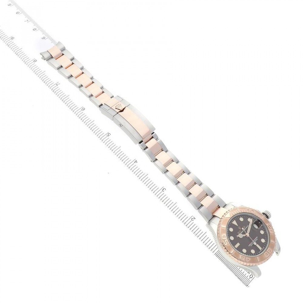 Rolex Yachtmaster 37 Midsize Steel Rose Gold Mens Watch 268621 Rolex Yachtmaster 37 Midsize Steel Rose Gold Mens Watch 268621