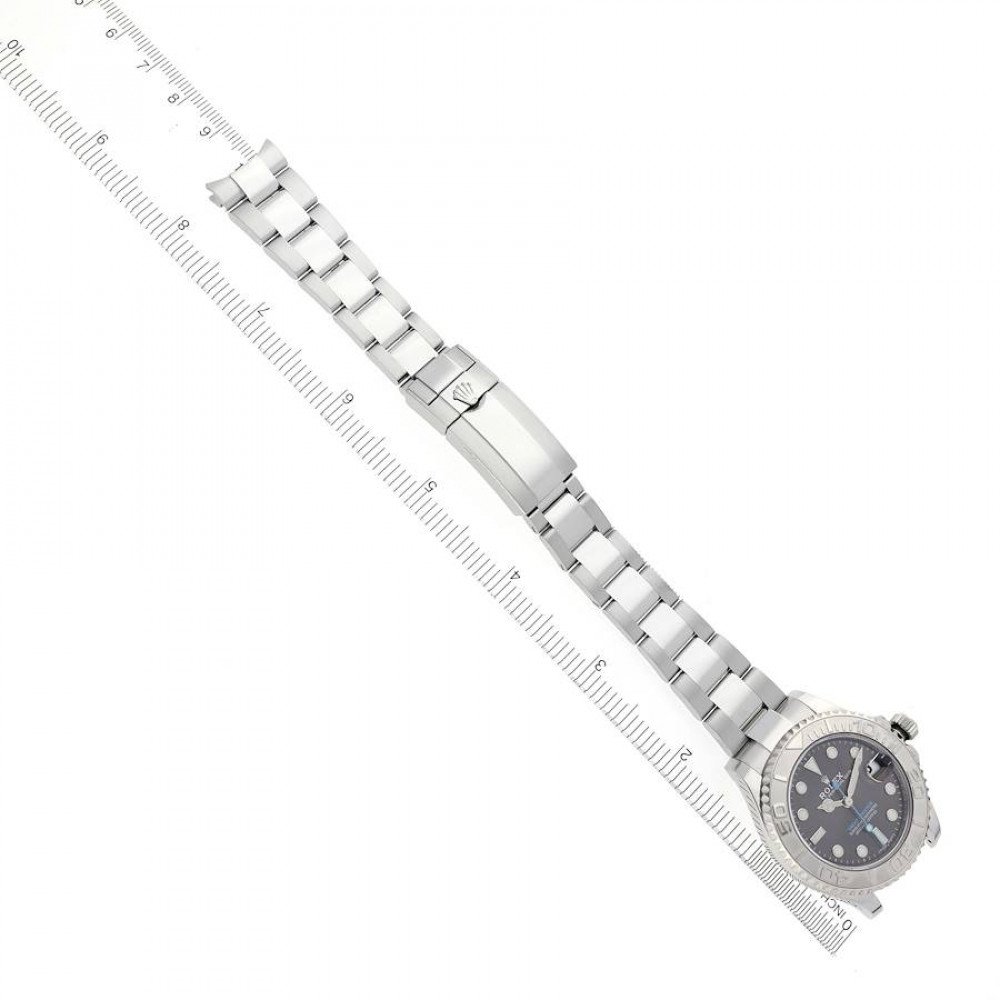 Rolex Yachtmaster 37 Midsize Steel Platinum Bezel Mens Watch 268622 Rolex Yachtmaster 37 Midsize Steel Platinum Bezel Mens Watch 268622
