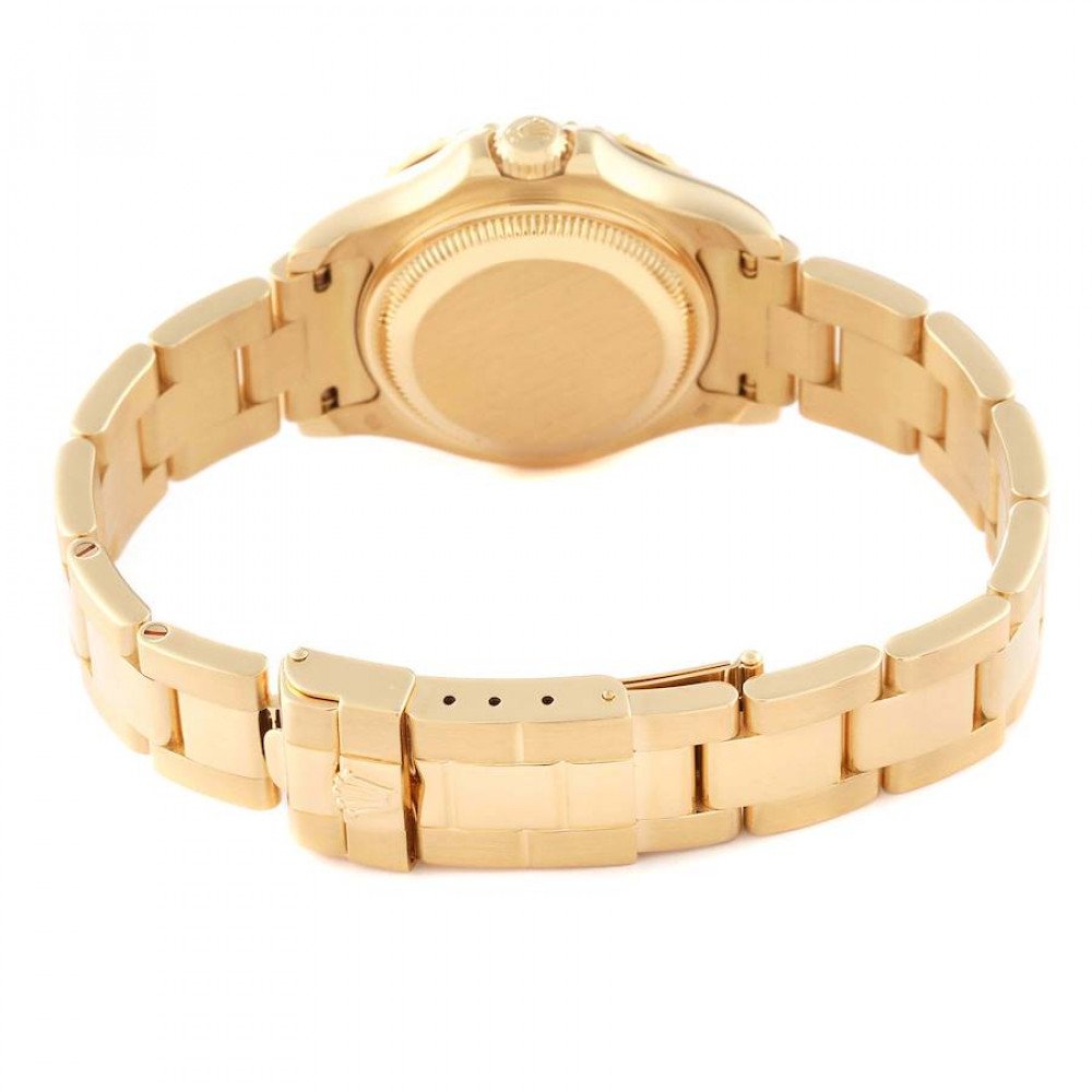 Rolex Yachtmaster 29mm Yellow Gold Blue Dial Ladies Watch 69628 Rolex Yachtmaster 29mm Yellow Gold Blue Dial Ladies Watch 69628