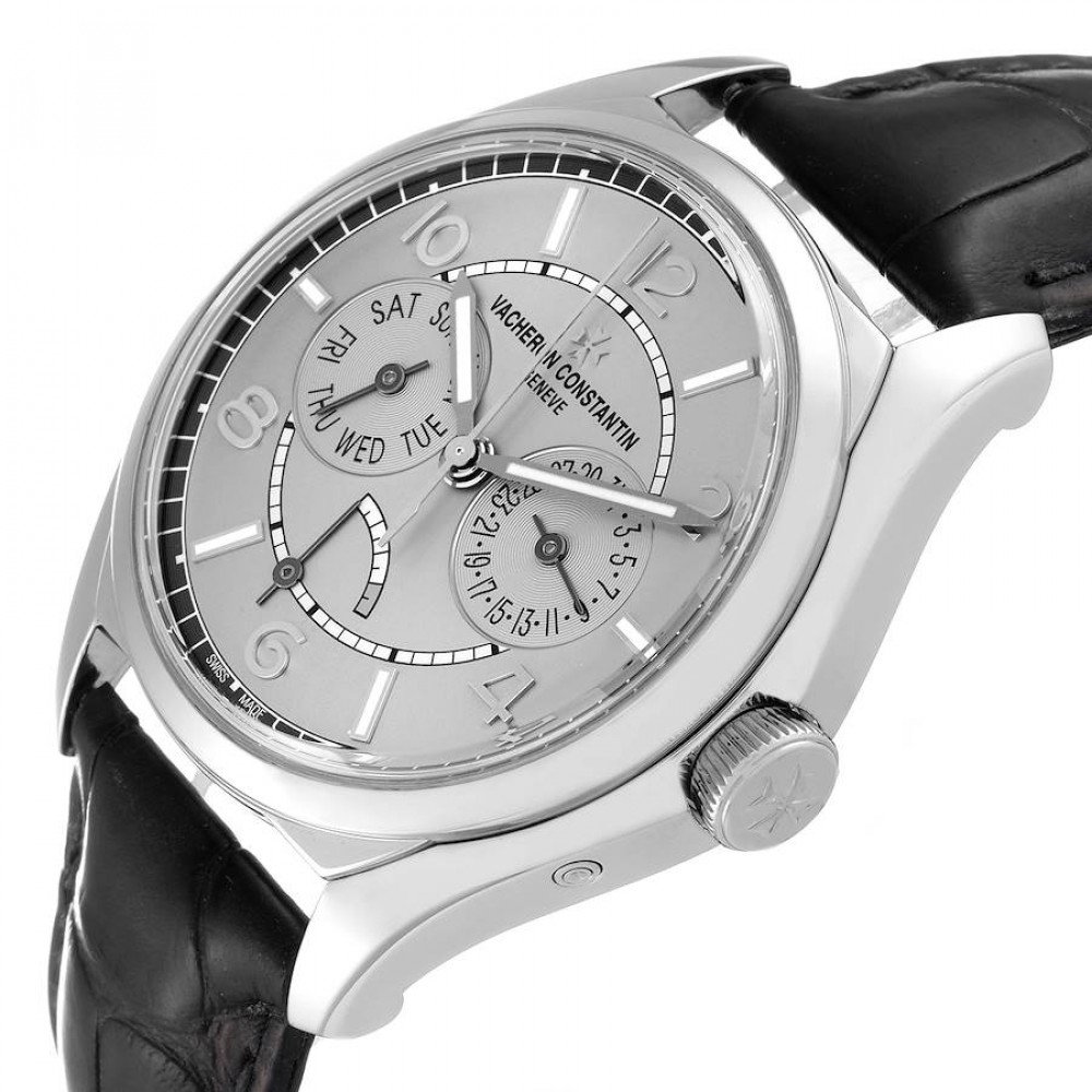 Vacheron Constantin FiftySix Day-Date Silver Dial Steel Mens Watch 4400E Vacheron Constantin FiftySix Day-Date Silver Dial Steel Mens Watch 4400E