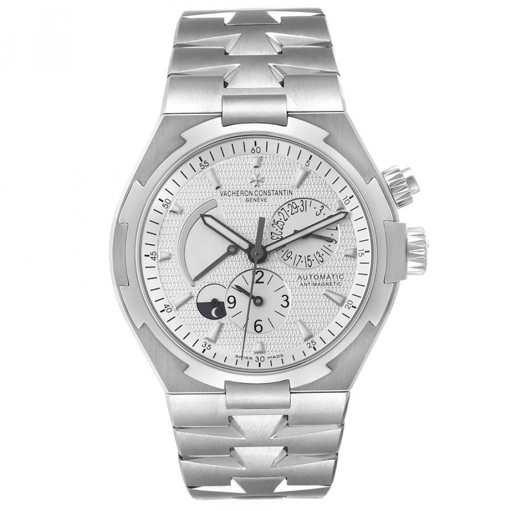Vacheron Constantin Overseas Dual Time Silver Dial Mens Watch 47450 Vacheron Constantin Overseas Dual Time Silver Dial Mens Watch 47450
