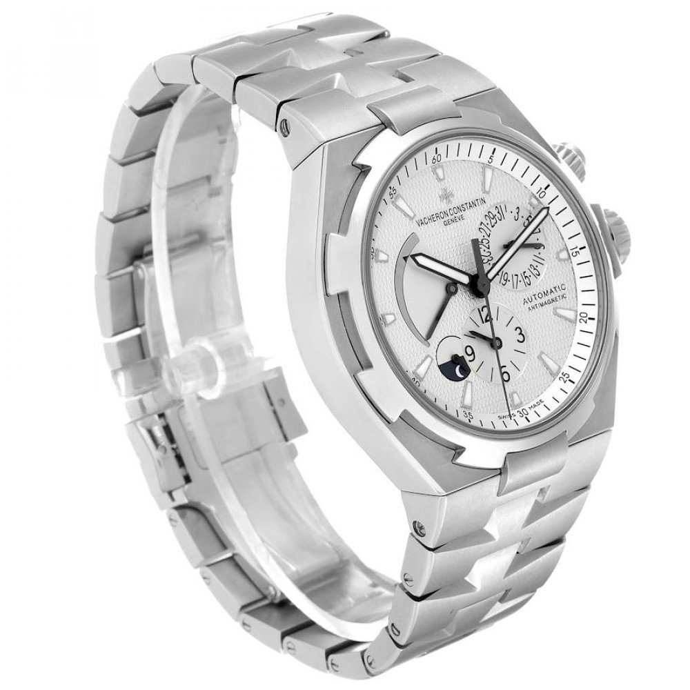 Vacheron Constantin Overseas Dual Time Silver Dial Mens Watch 47450 Vacheron Constantin Overseas Dual Time Silver Dial Mens Watch 47450