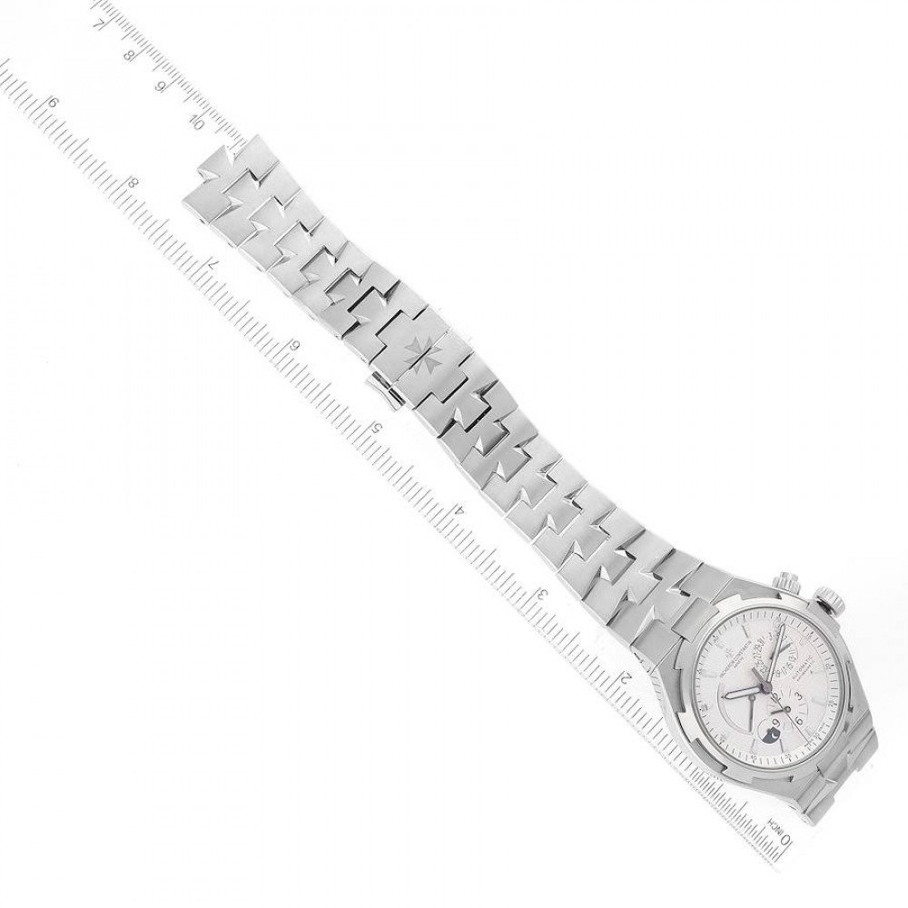 Vacheron Constantin Overseas Dual Time Silver Dial Mens Watch 47450 Vacheron Constantin Overseas Dual Time Silver Dial Mens Watch 47450